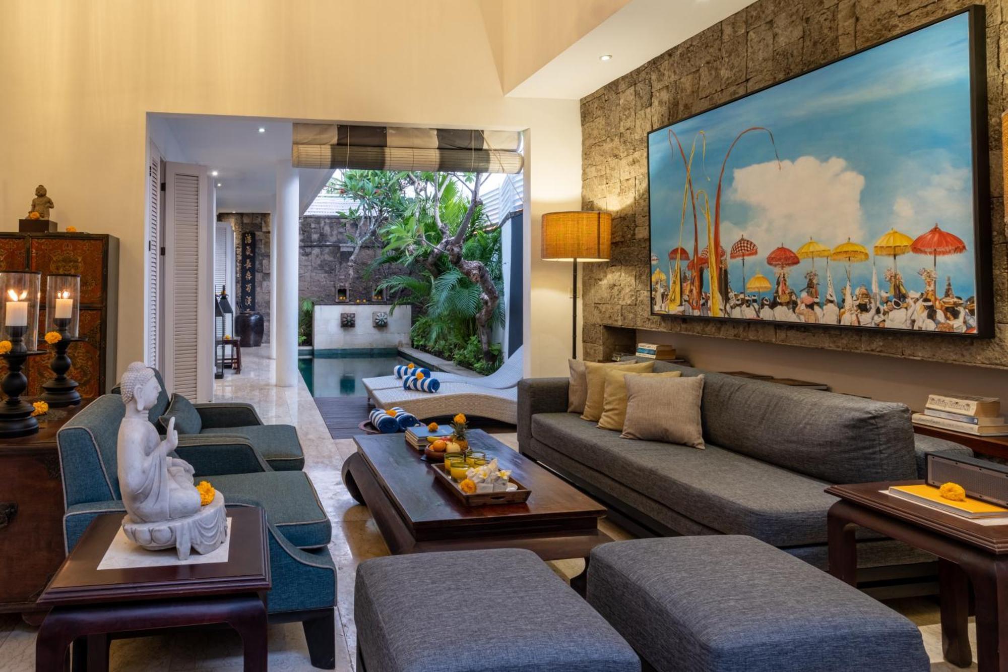 Mosan House - Unique Art-Filled Gem In Perfect Location A Short Walk From The Beach Or Seminyak Square Including Ac Office For Remote Working Kültér fotó